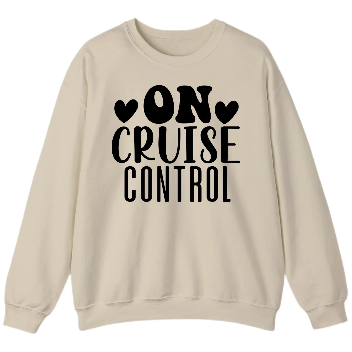 On Cruise Control Vacation Sweatshirt in Sand