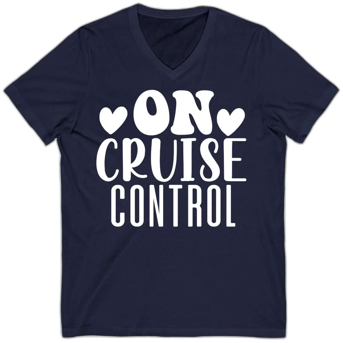 On Cruise Control V-Neck Cruise Shirt in Navy