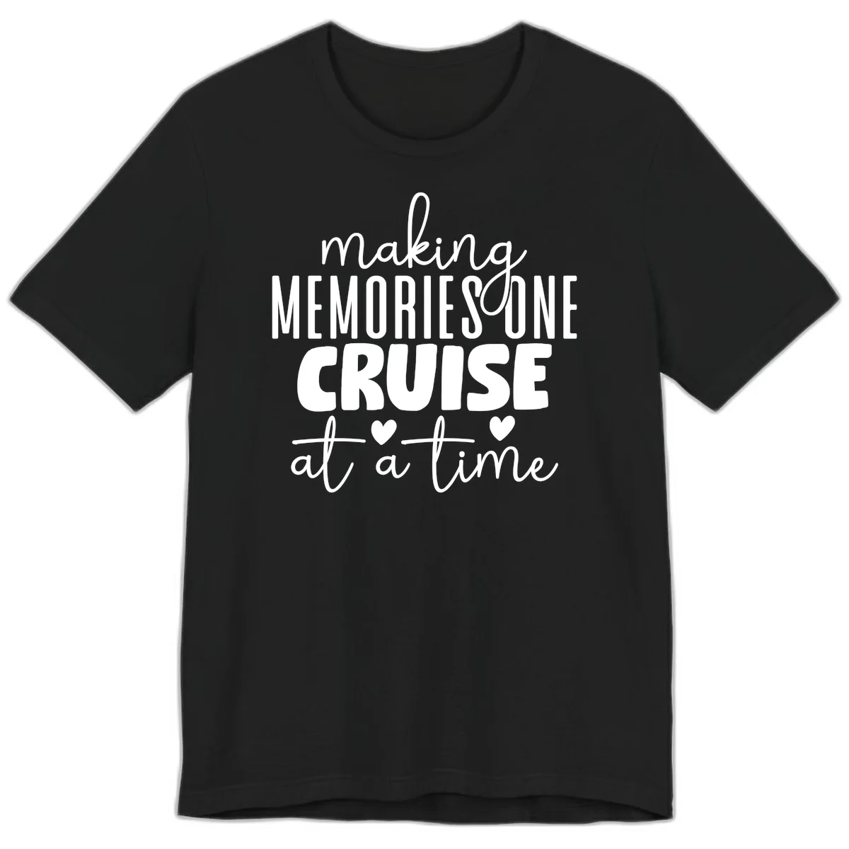 Making Memories One Cruise At A Time Premium T-Shirt in Black