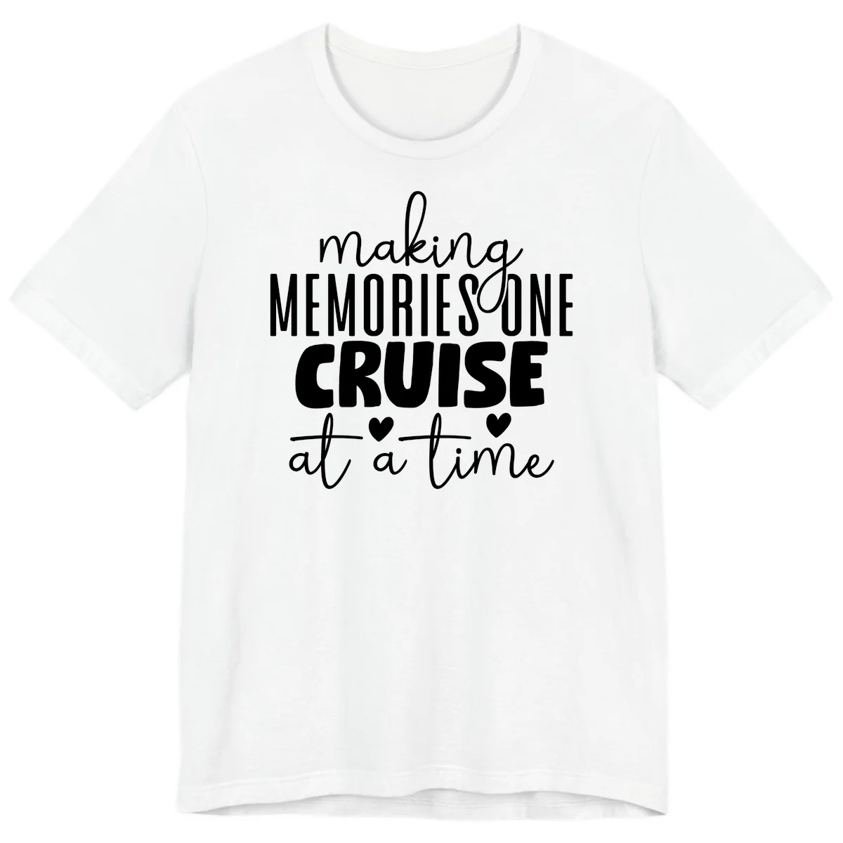 Making Memories One Cruise At A Time Premium T-Shirt in White