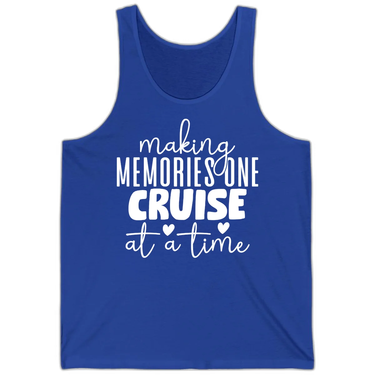 Making Memories One Cruise At A Time Tank in True Royal