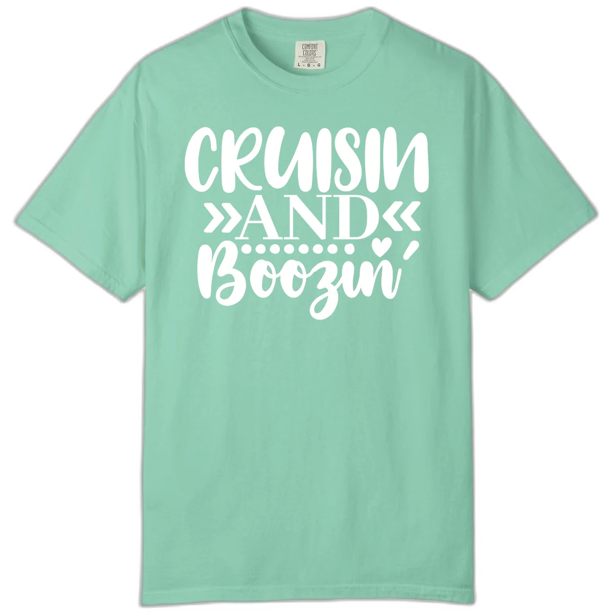 Cruisin' And Boozing Comfort Color T-Shirt in Island Reef