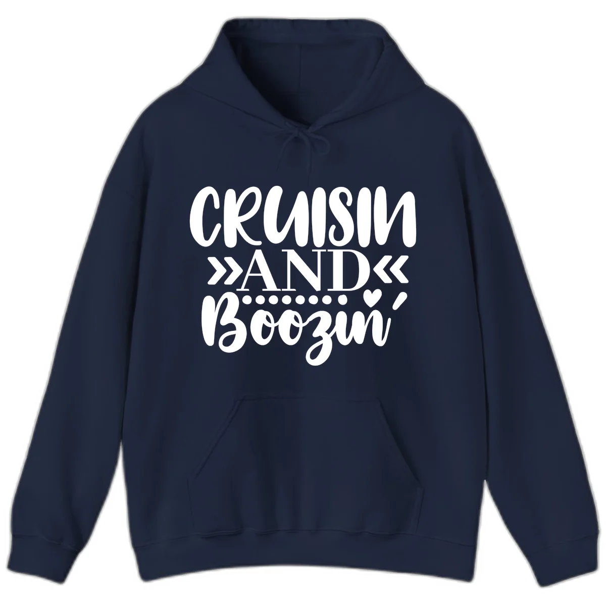 Cruisin' And Boozing Hoodie in Navy