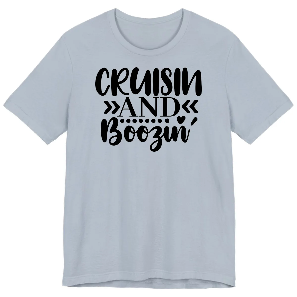 Cruisin' And Boozing Premium T-Shirt in Light Blue