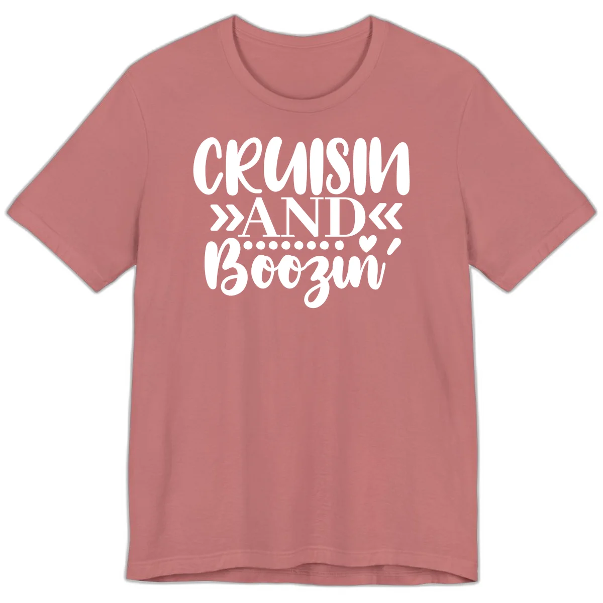 Cruisin' And Boozing Premium T-Shirt in Mauve