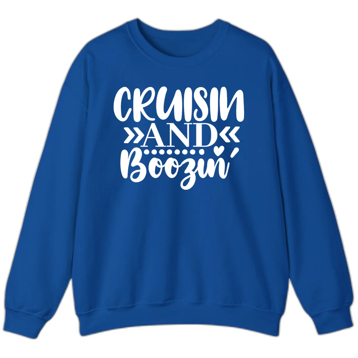 Cruisin' And Boozing Sweatshirt in Royal