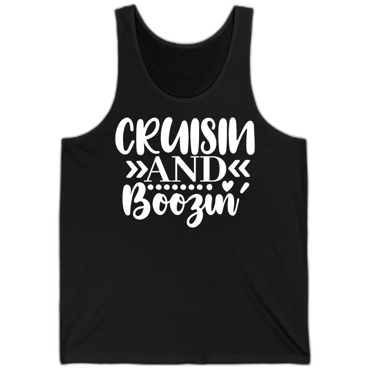 Cruisin' And Boozing Tank in Black
