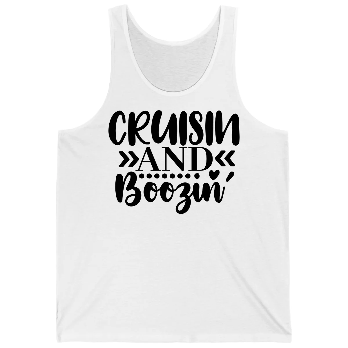 Cruisin' And Boozing Tank in White