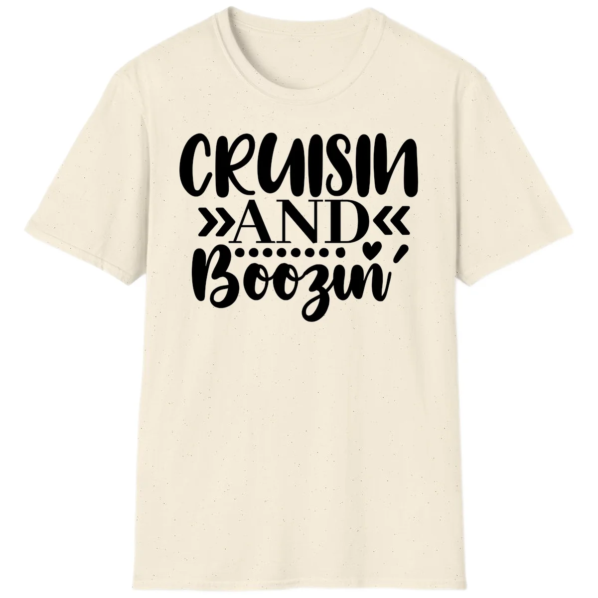 Cruisin' And Boozing T-Shirt in Natural