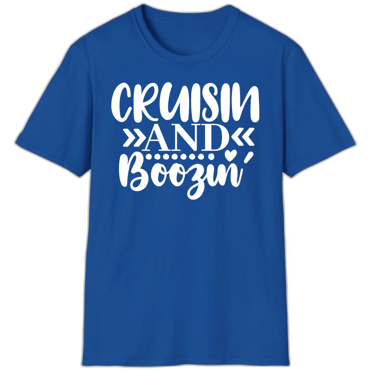 Cruisin' And Boozing T-Shirt in Royal