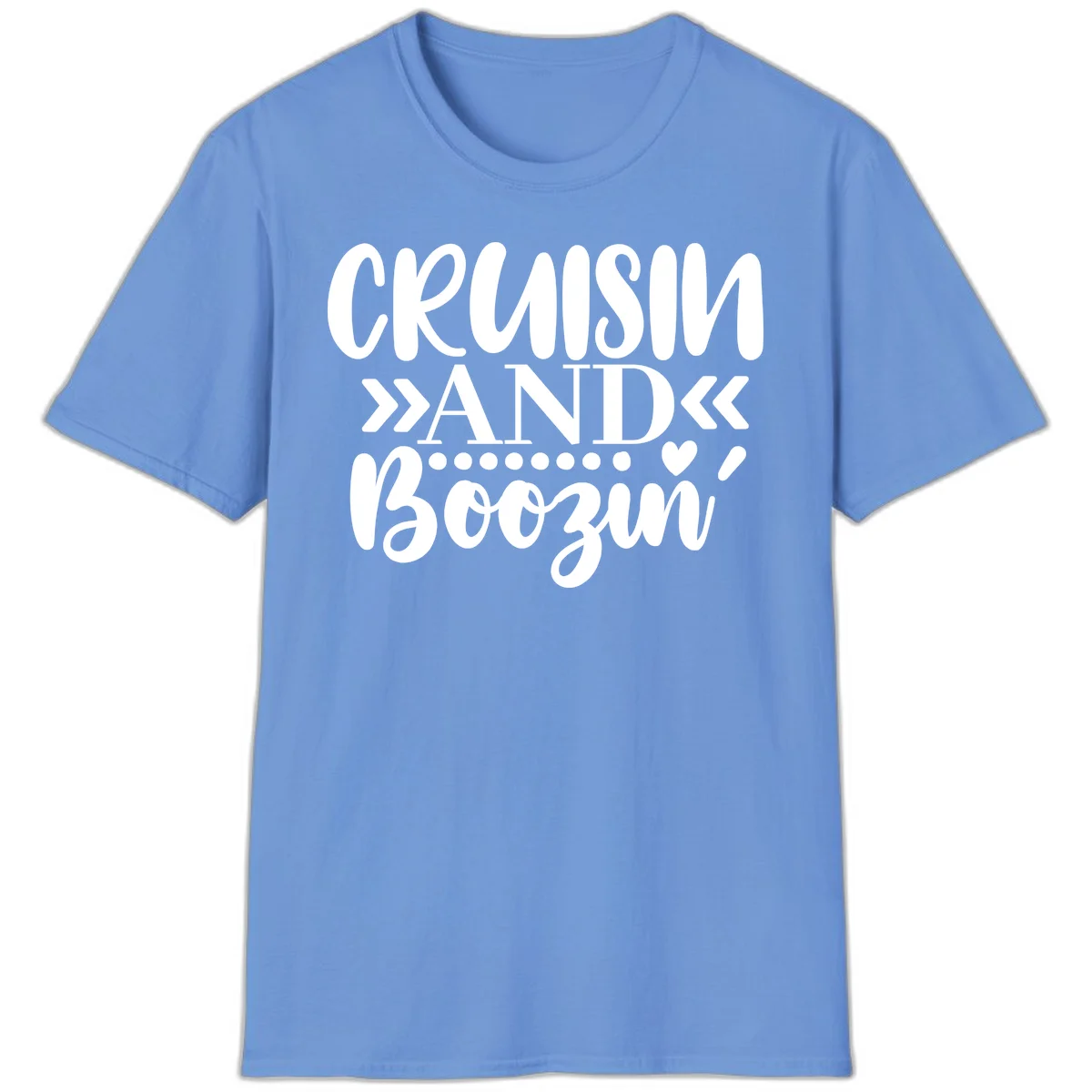Cruisin' And Boozing T-Shirt in Carolina Blue