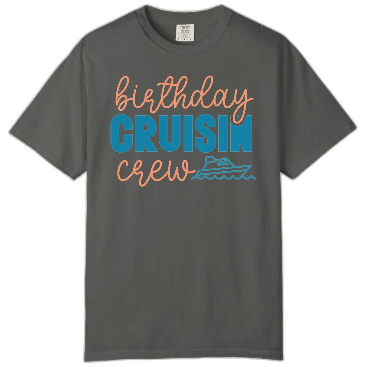 Birthday Crushin' Crew Comfort Color in Pepper