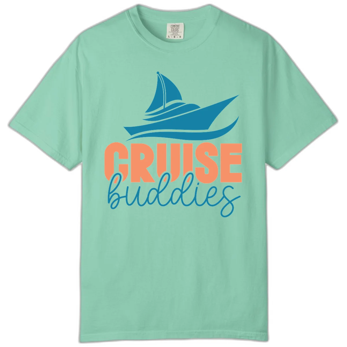 Cruise Buddies Ship Design Comfort Color in Island Reef