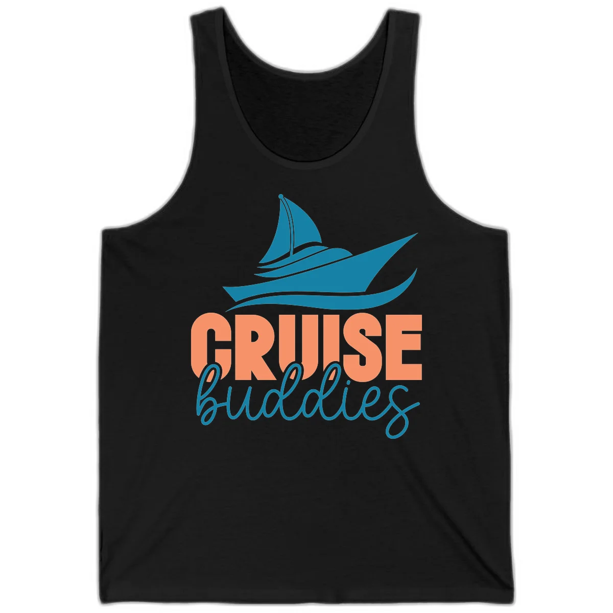 Cruise Buddies Ship Design Tank in Black