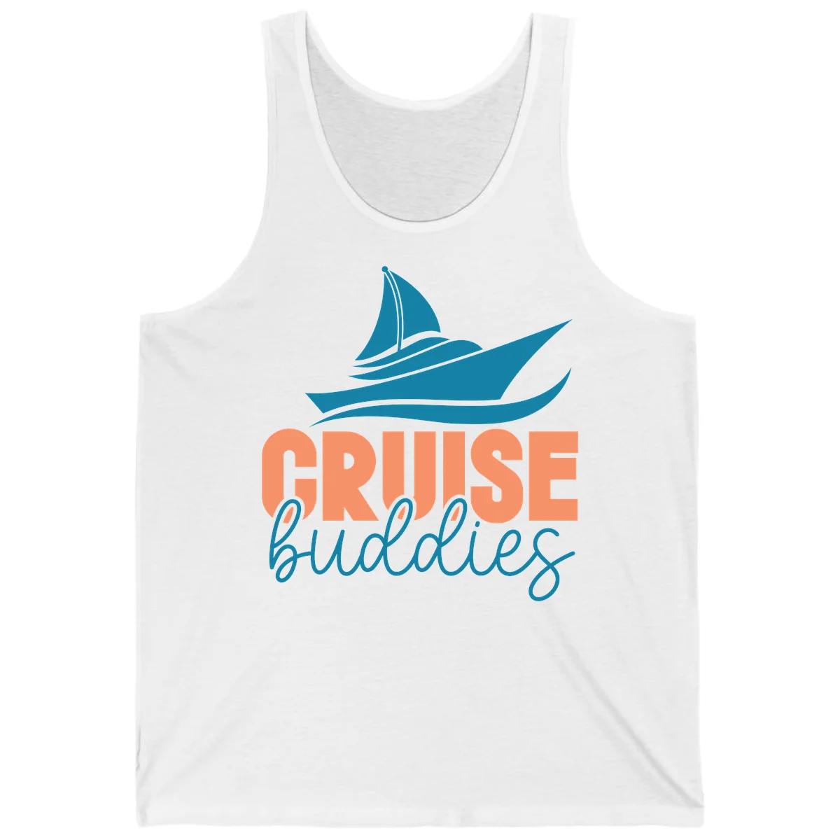 Cruise Buddies Ship Design Tank in White