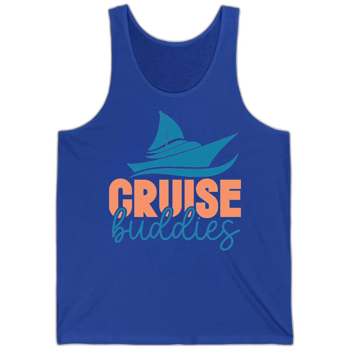 Cruise Buddies Ship Design Tank in True Royal