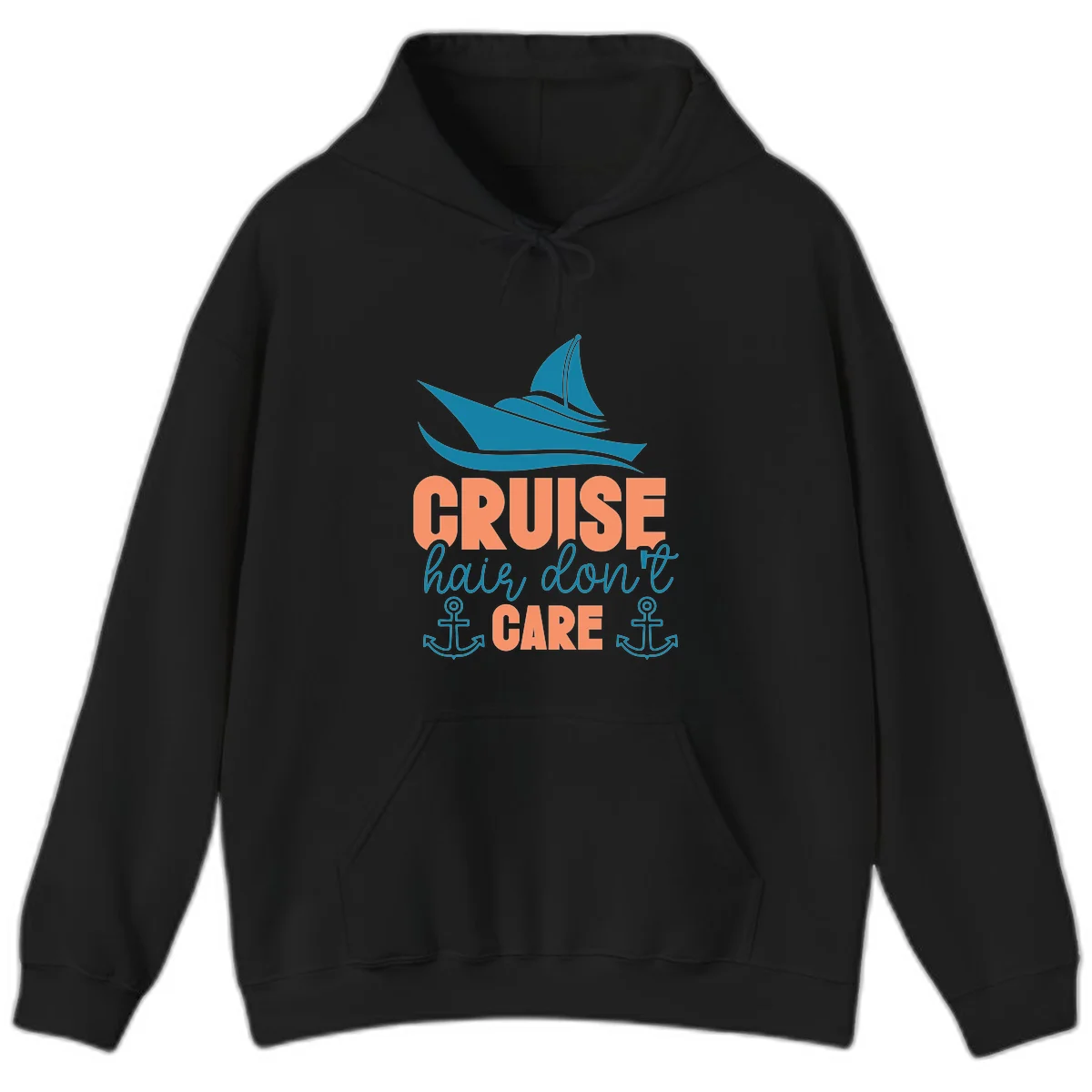 Cruise Hair Don't Care Hoodie in Black