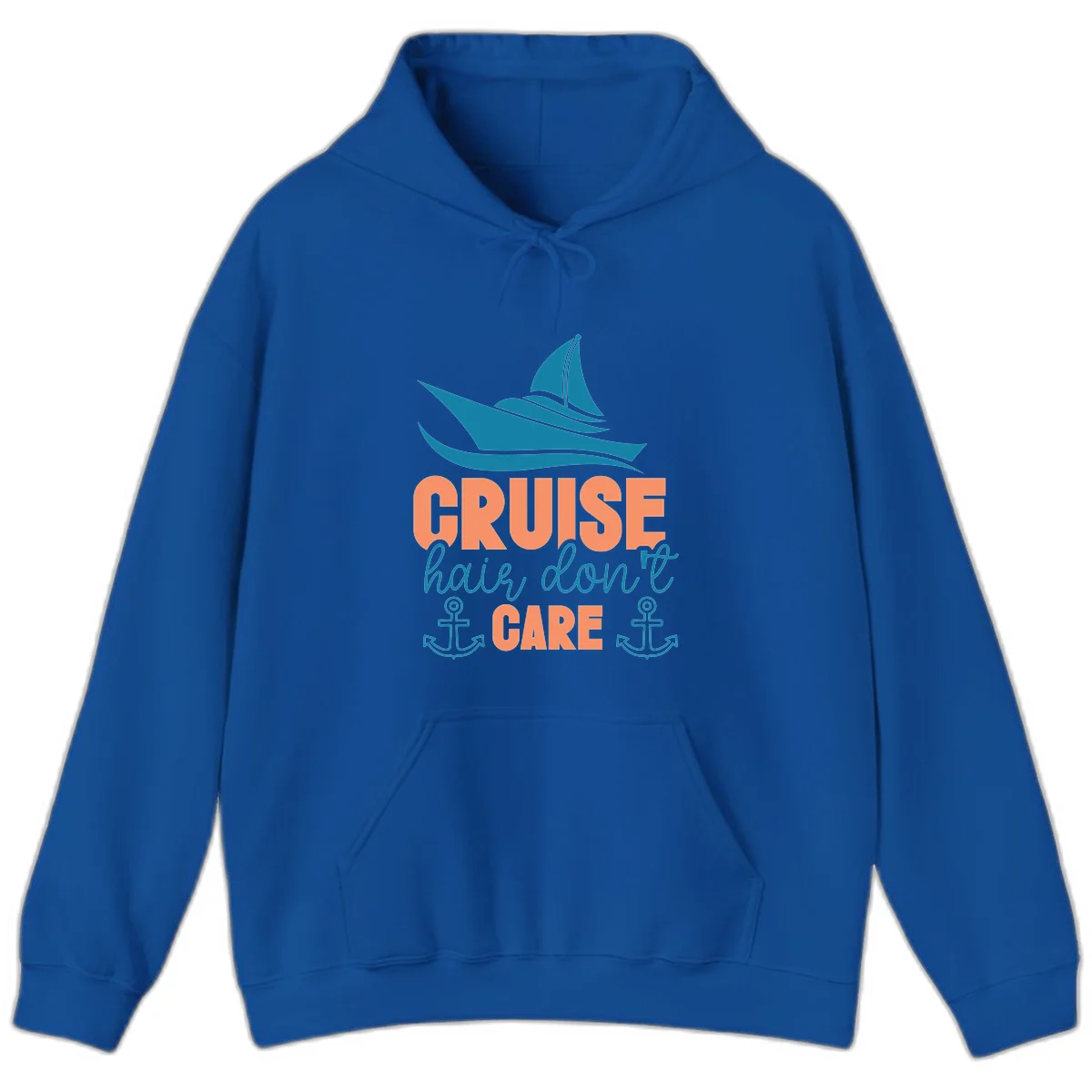 Cruise Hair Don't Care Hoodie in Royal