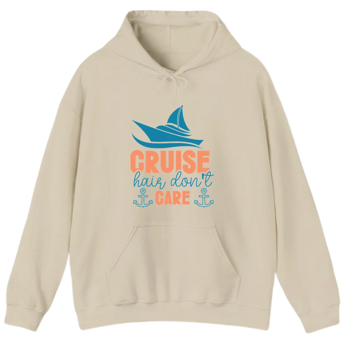 Cruise Hair Don't Care Hoodie in Sand