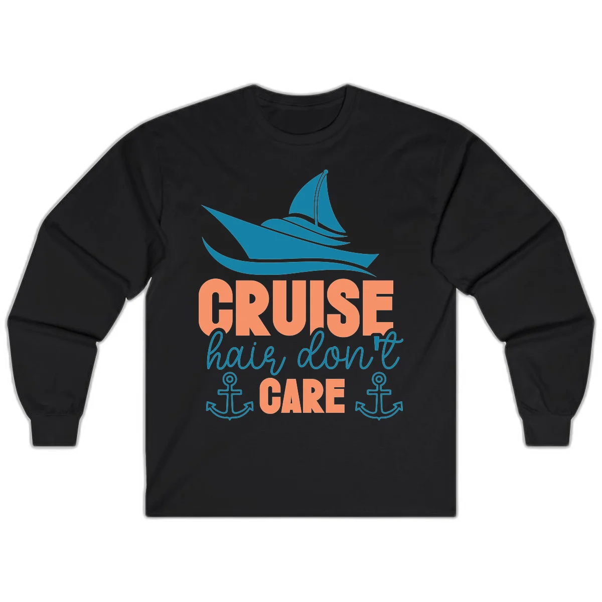 Cruise Hair Don't Care Long Sleeve in Black