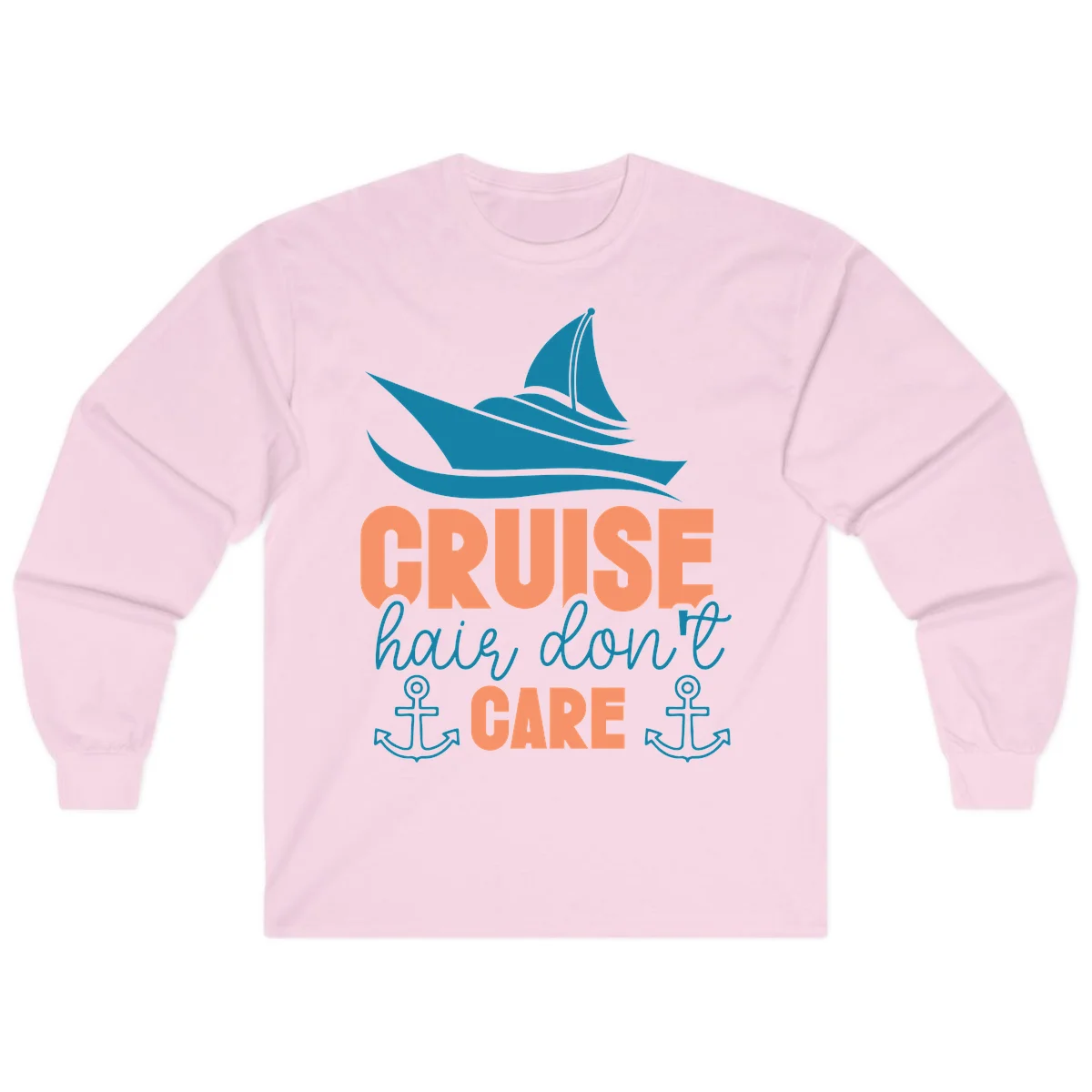 Cruise Hair Don't Care Long Sleeve in Light Pink