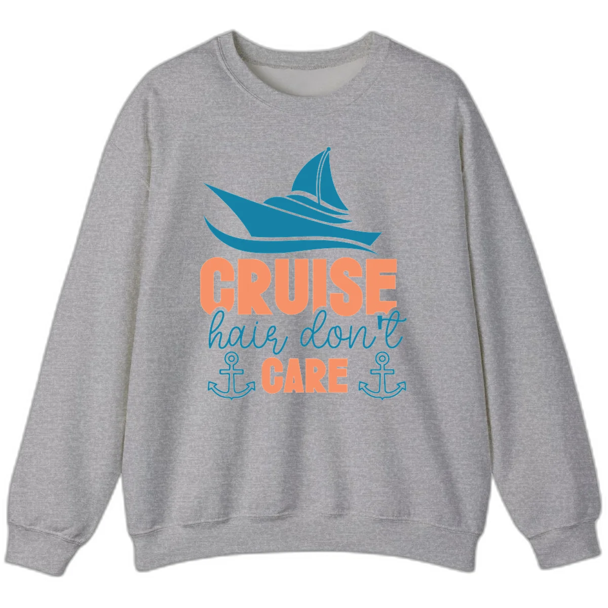 Cruise Hair Don't Care Sweatshirt in Sport Grey