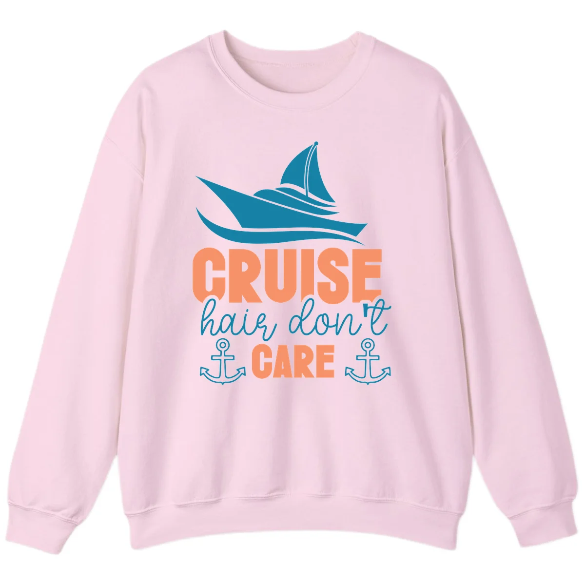 Cruise Hair Don't Care Sweatshirt in Light Pink
