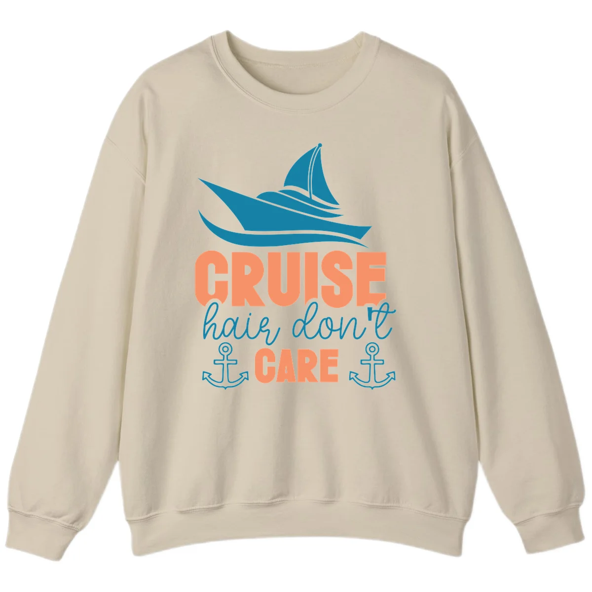 Cruise Hair Don't Care Sweatshirt in Sand