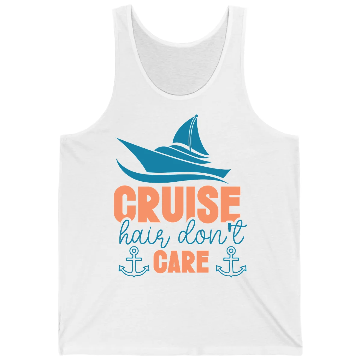 Cruise Hair Don't Care Tank in White