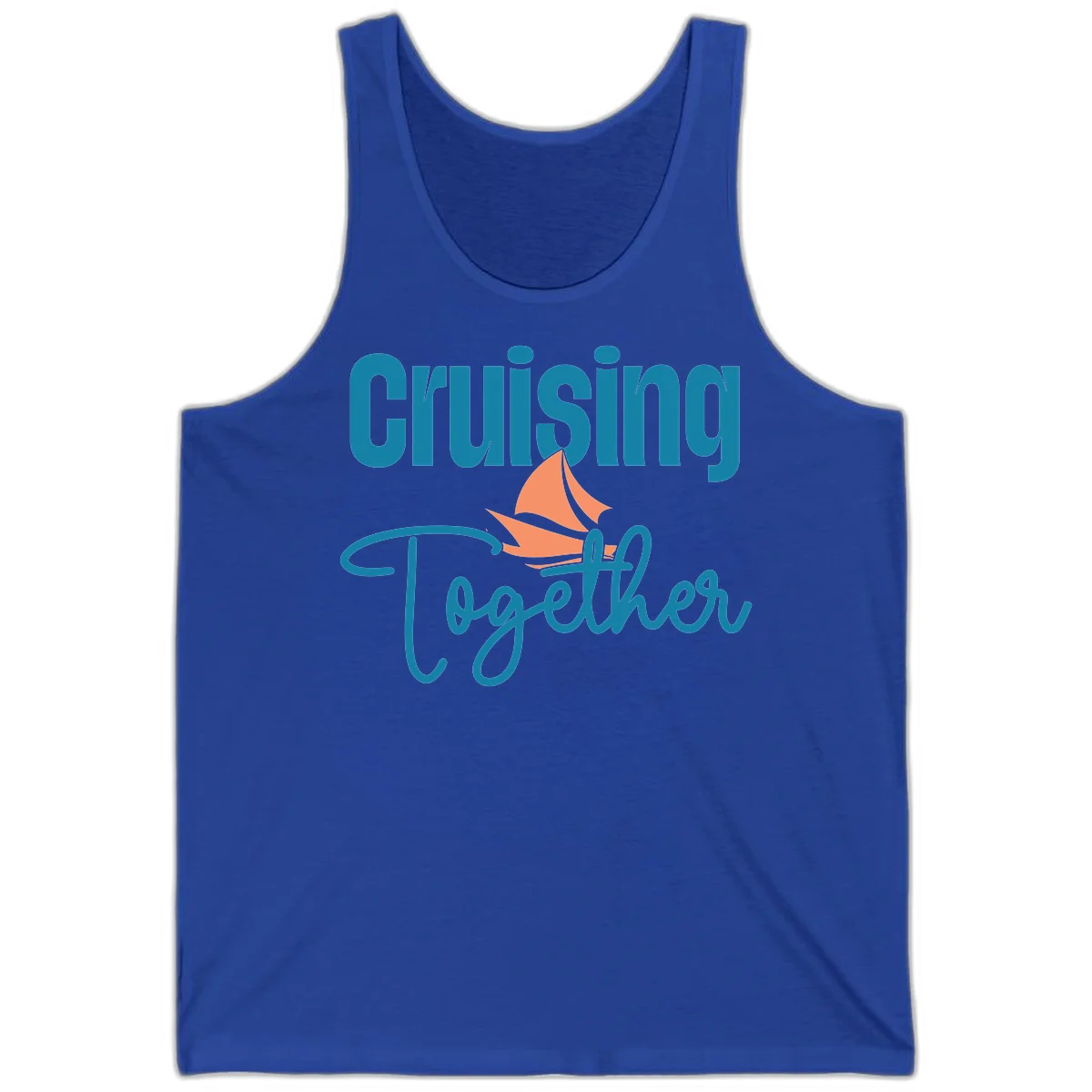 Cruising Together Sailboat Tank in True Royal