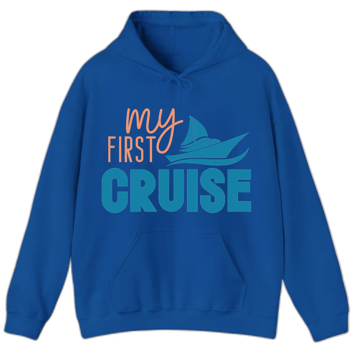 My First Cruise Hoodie for Your Maiden Voyage in Royal