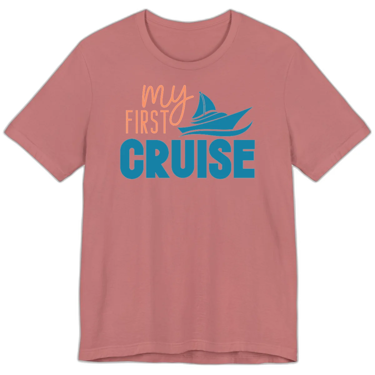 My First Cruise Premium T-Shirt for Maiden Voyage in Mauve
