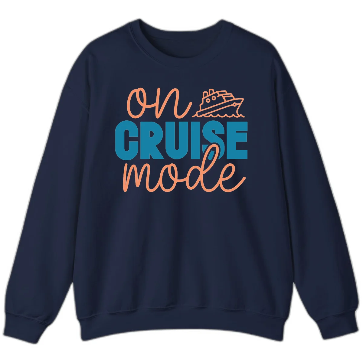 Ahoy Cruise Mode Sweatshirt in Navy