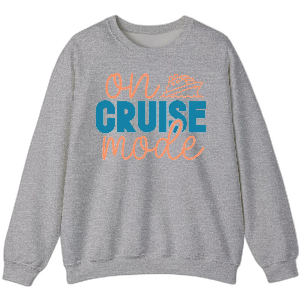 Ahoy Cruise Mode Sweatshirt in Sport Grey