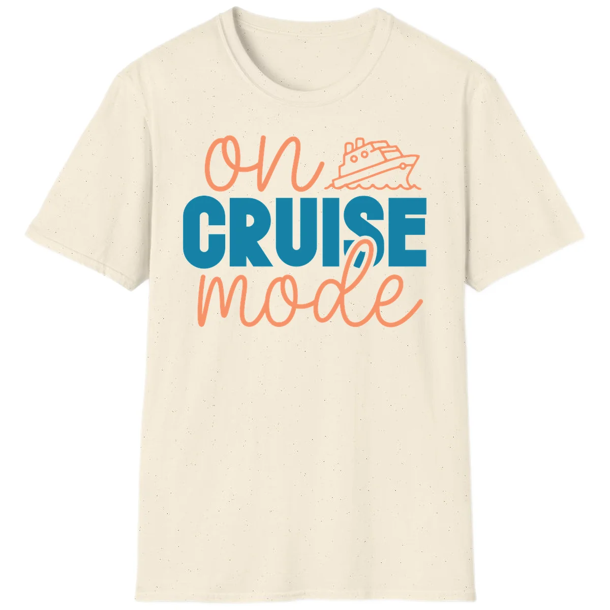 Ahoy Cruise Mode T-Shirt in Natural