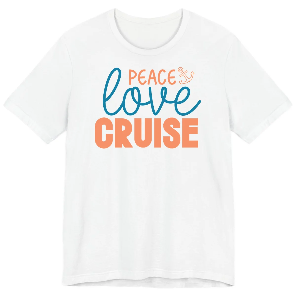 Peace Love Cruise Premium T-Shirt in White