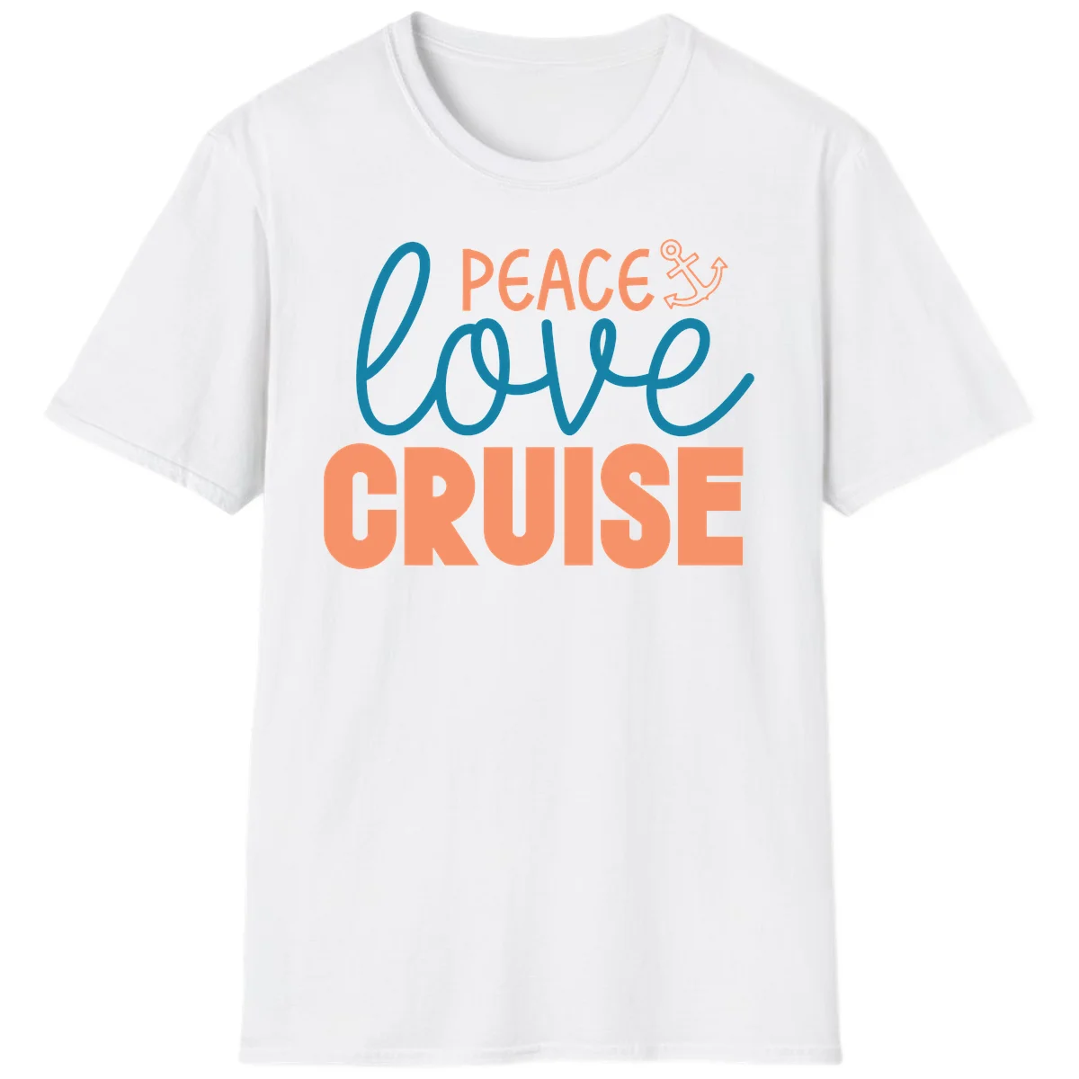 Peace Love Cruise T-Shirt in White
