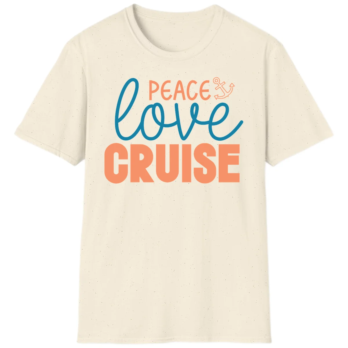 Peace Love Cruise T-Shirt in Natural