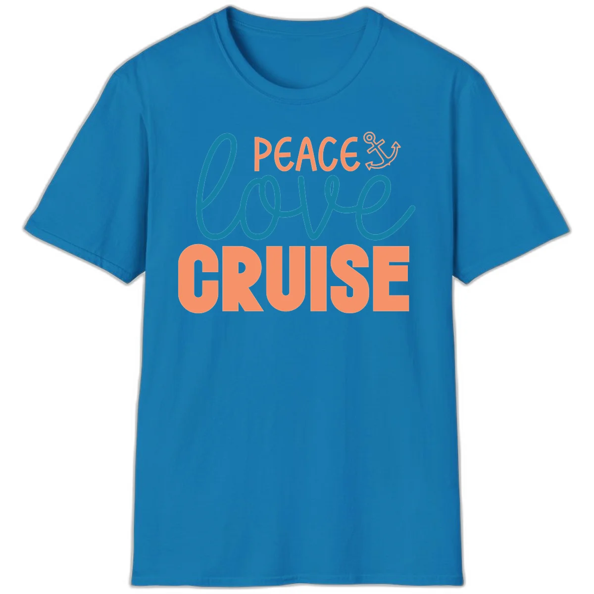 Peace Love Cruise T-Shirt in Sapphire