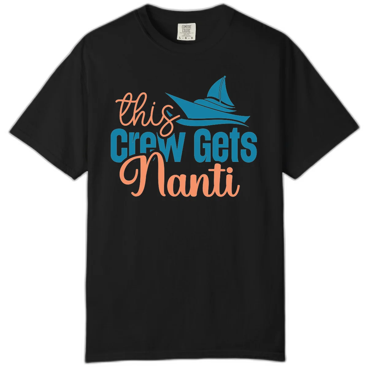 Chill Crew Gets Afloat Comfort Color in Black