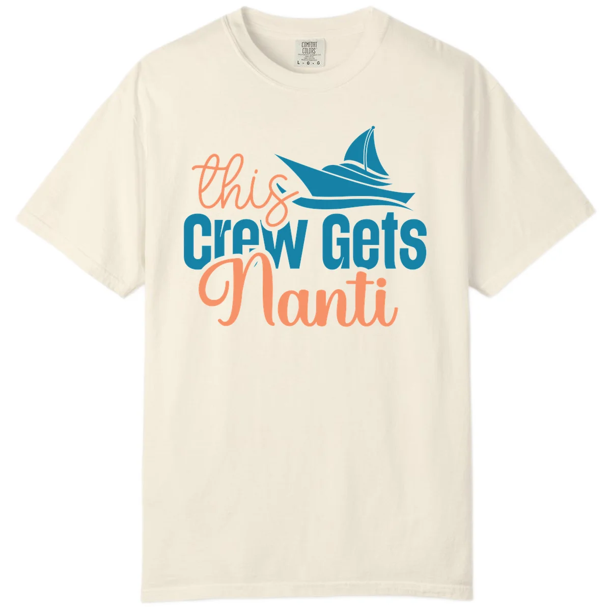 Chill Crew Gets Afloat Comfort Color in Ivory