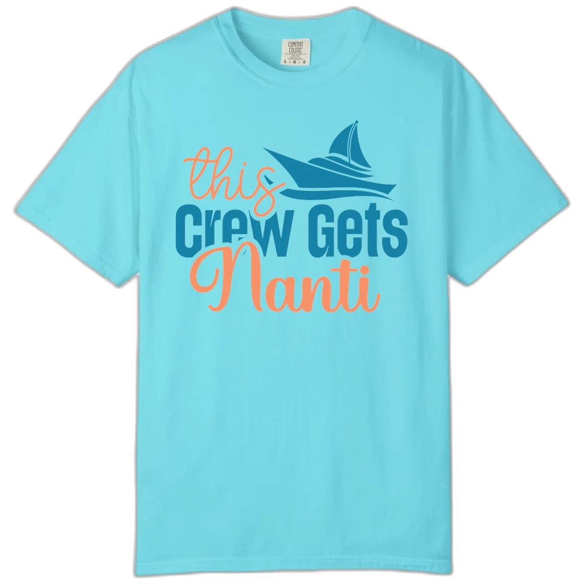 Chill Crew Gets Afloat Comfort Color in Lagoon Blue