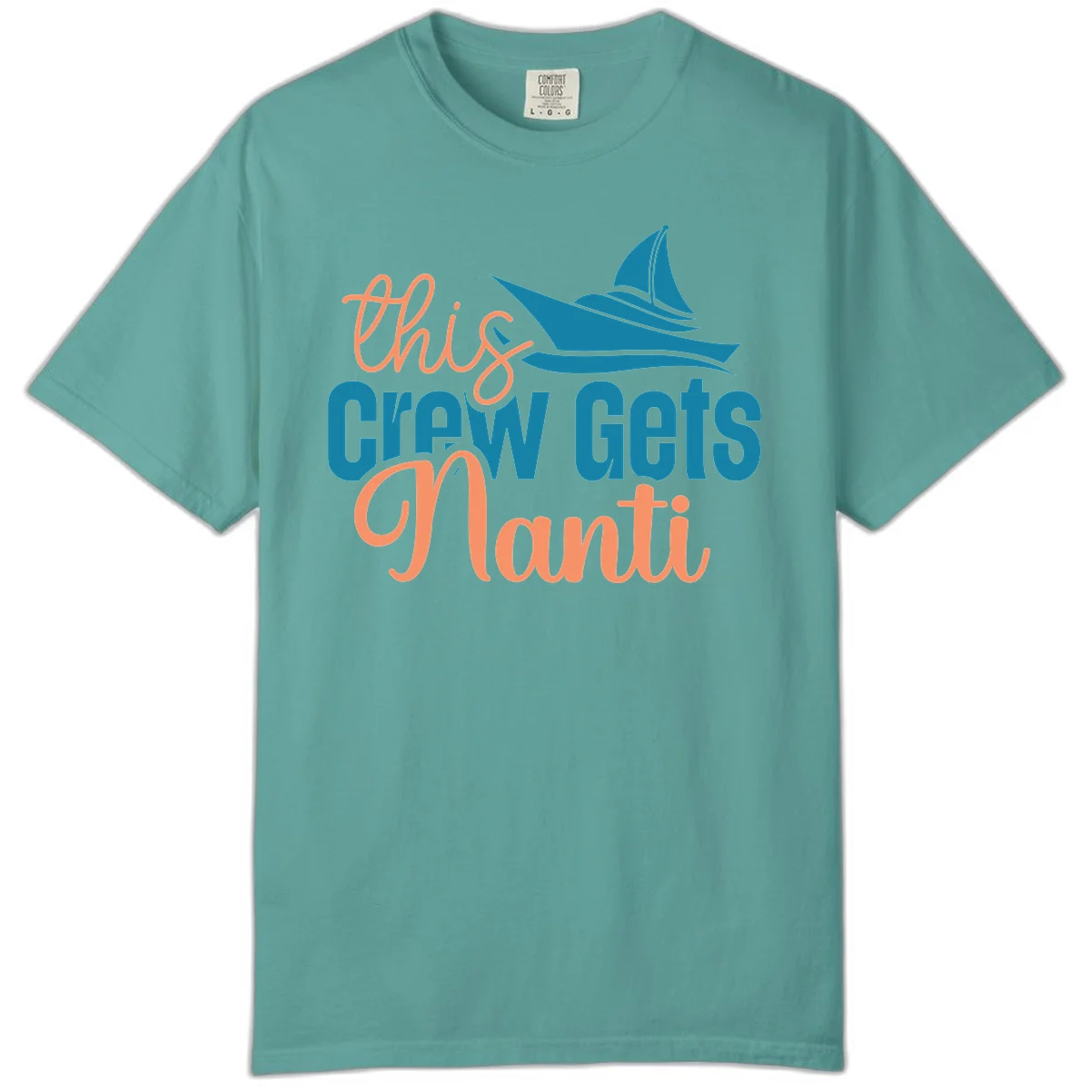 Chill Crew Gets Afloat Comfort Color in Seafoam