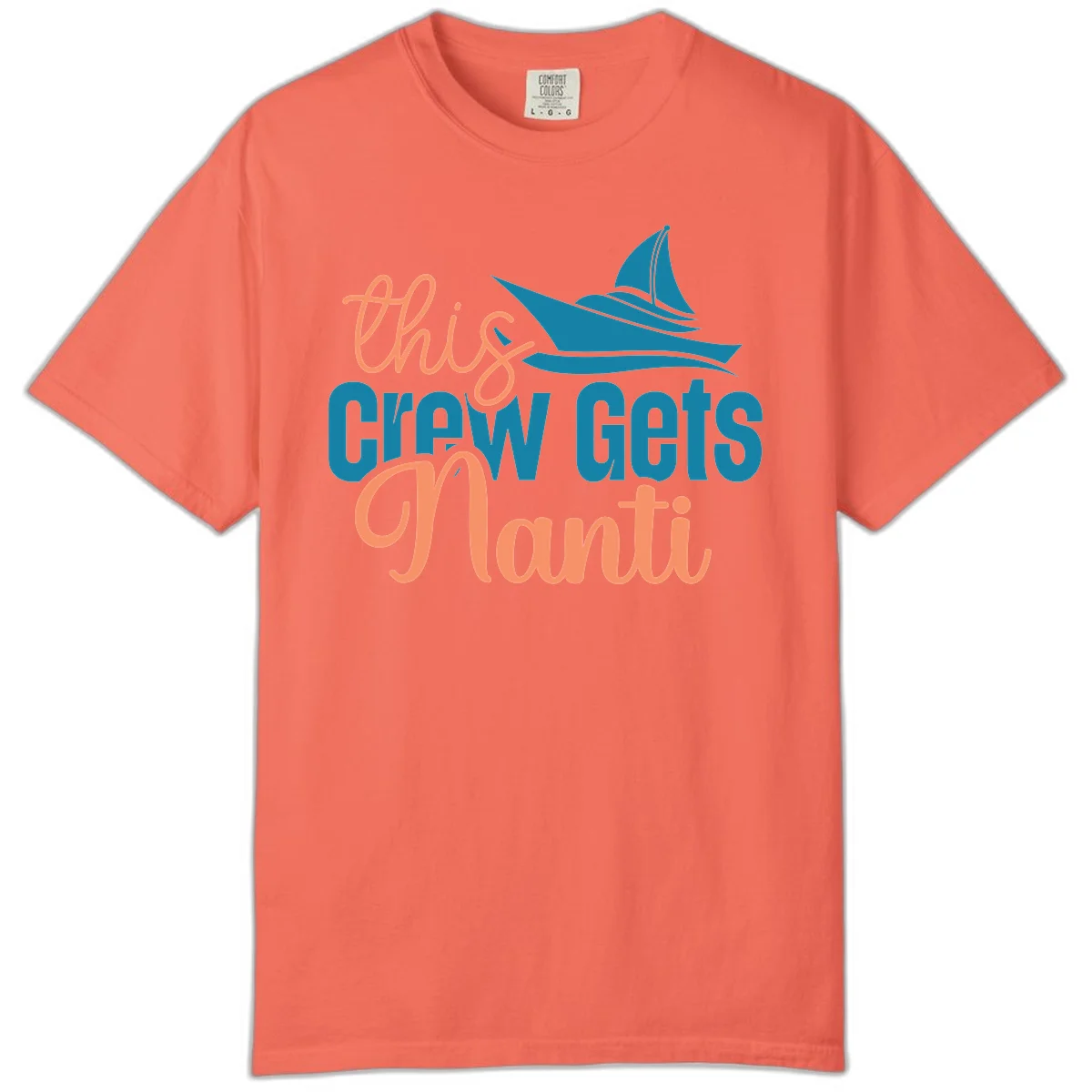 Chill Crew Gets Afloat Comfort Color in Bright Salmon