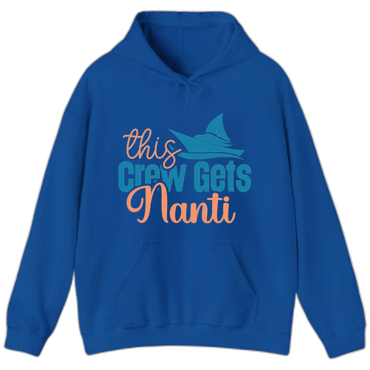 Chill Crew Gets Afloat Hoodie in Royal
