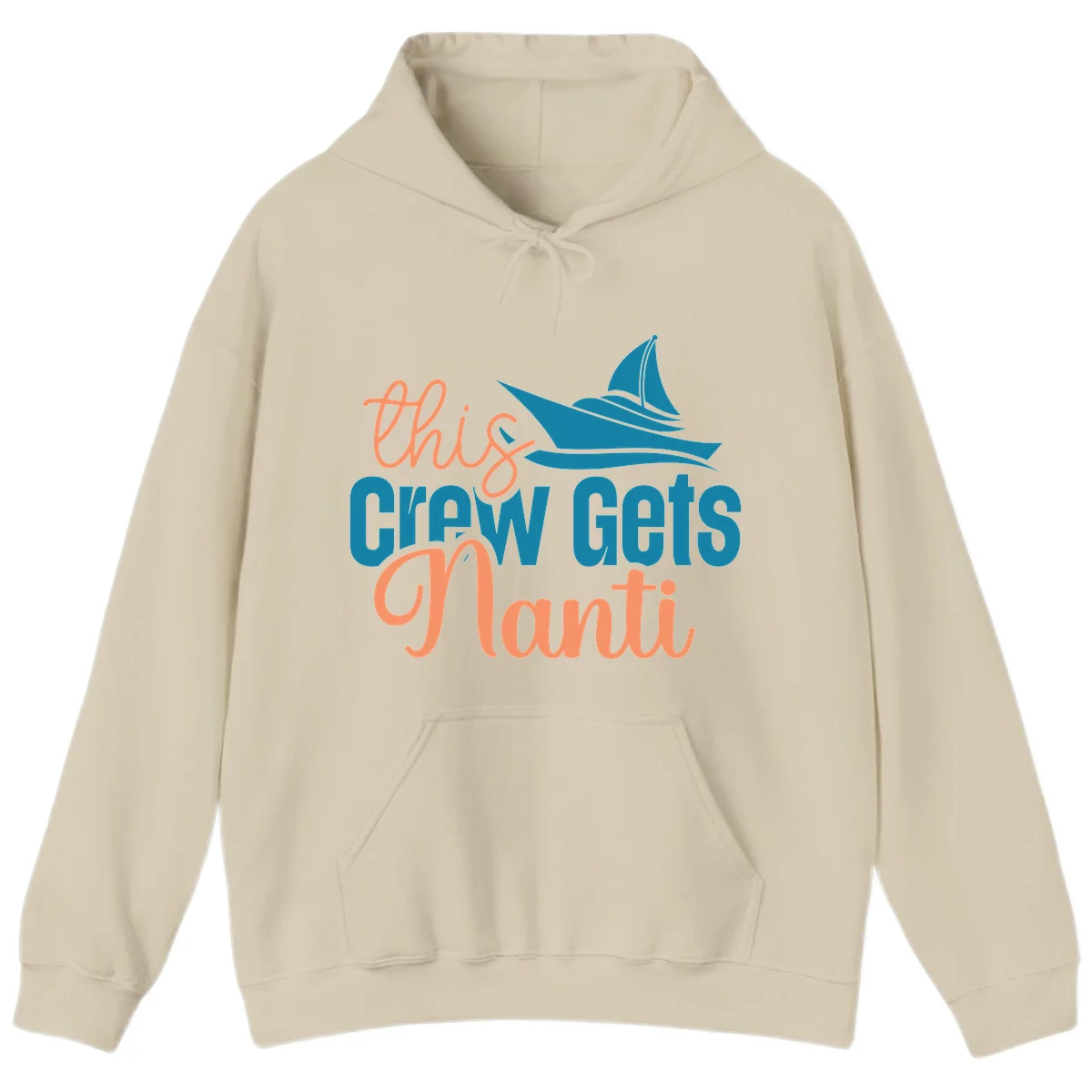 Chill Crew Gets Afloat Hoodie in Sand