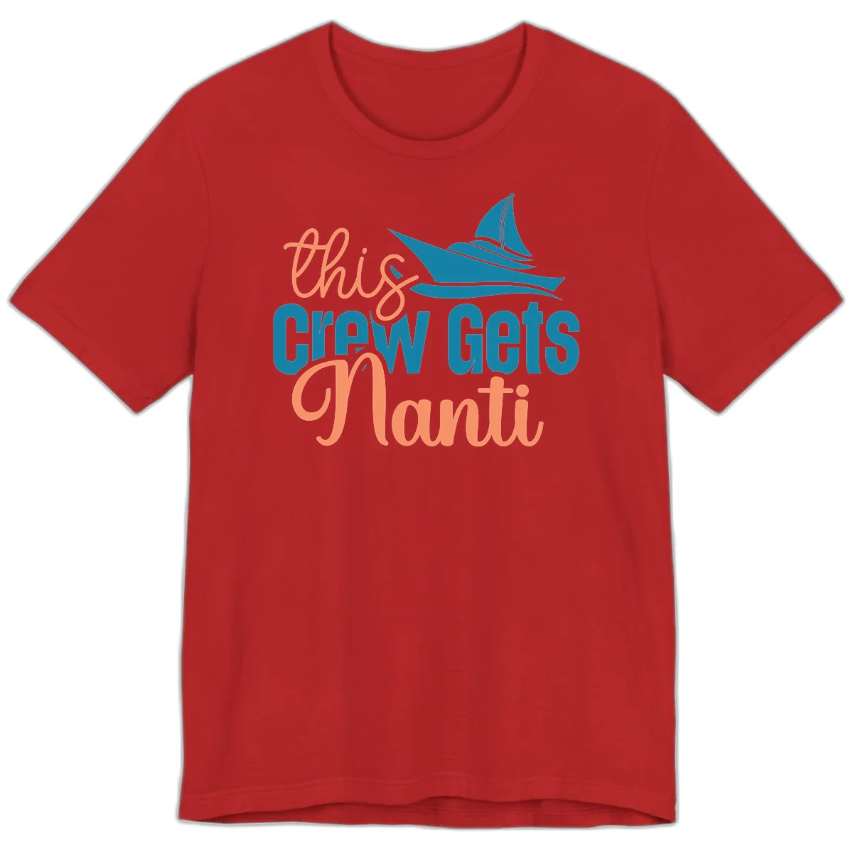 Chill Crew Gets Afloat Premium T-Shirt in Red