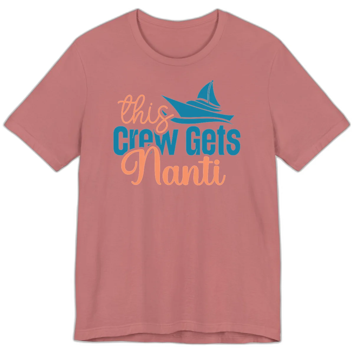 Chill Crew Gets Afloat Premium T-Shirt in Mauve