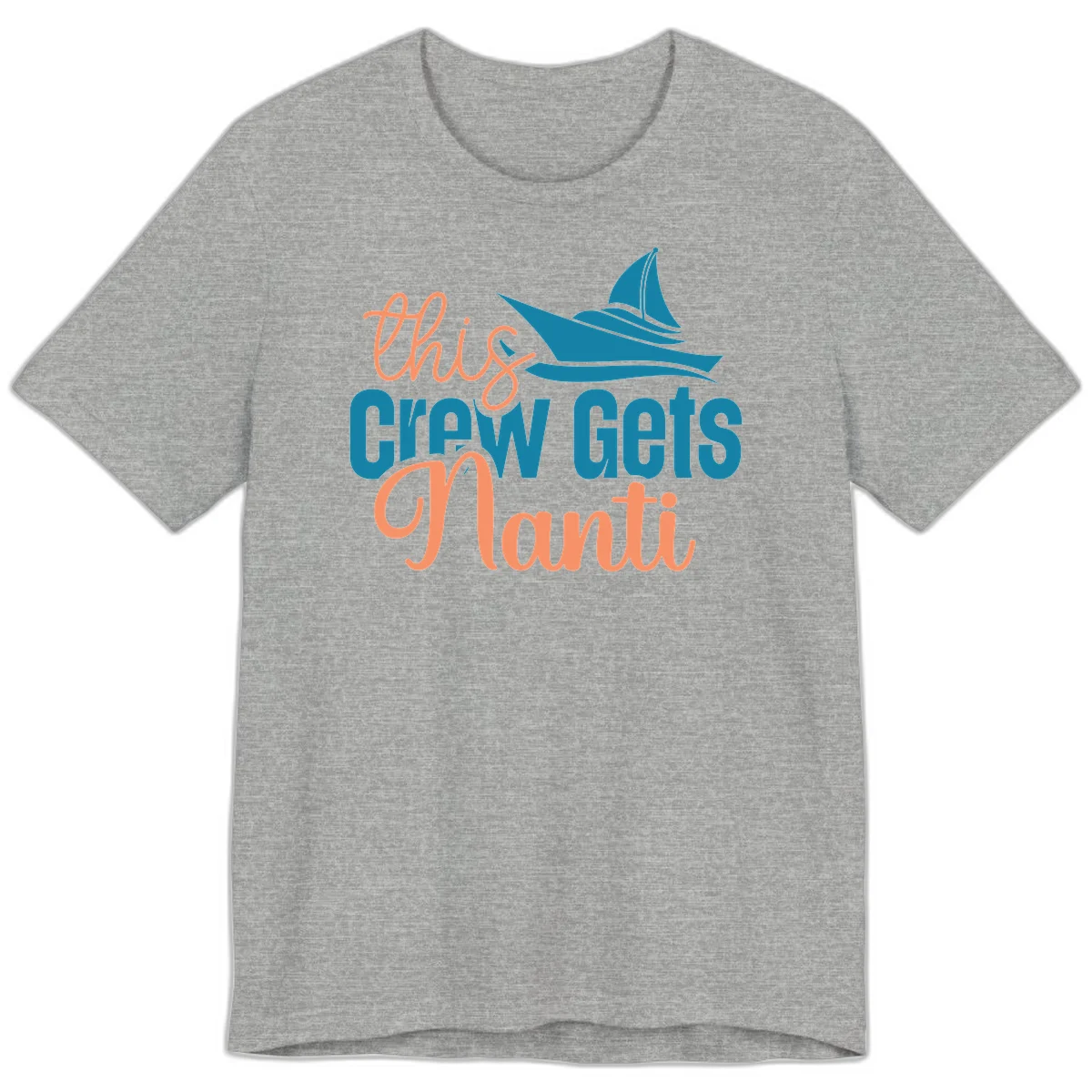 Chill Crew Gets Afloat Premium T-Shirt in Athletic Heather