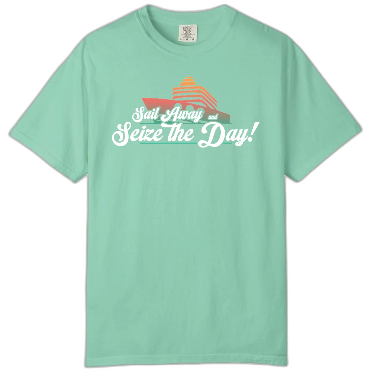 Sail Away and Seize the Day Comfort Color in Island Reef